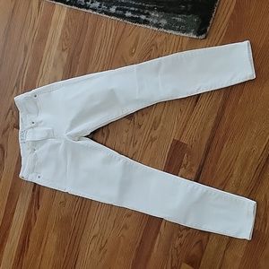 Lucky Brand White Ava Skinny Jeans